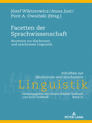 cover image of Facetten der Sprachwissenschaft